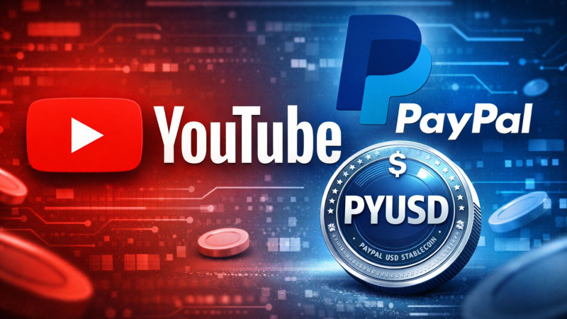 YouTube Adds PayPal Stablecoin as Payout Option for U.S. Creators